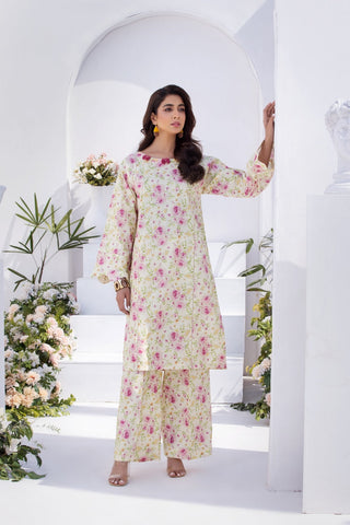 Ellena - 2-PC Stitched Printed Lawn Suit