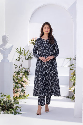 Ellena - 2-PC Stitched Printed Lawn Suit