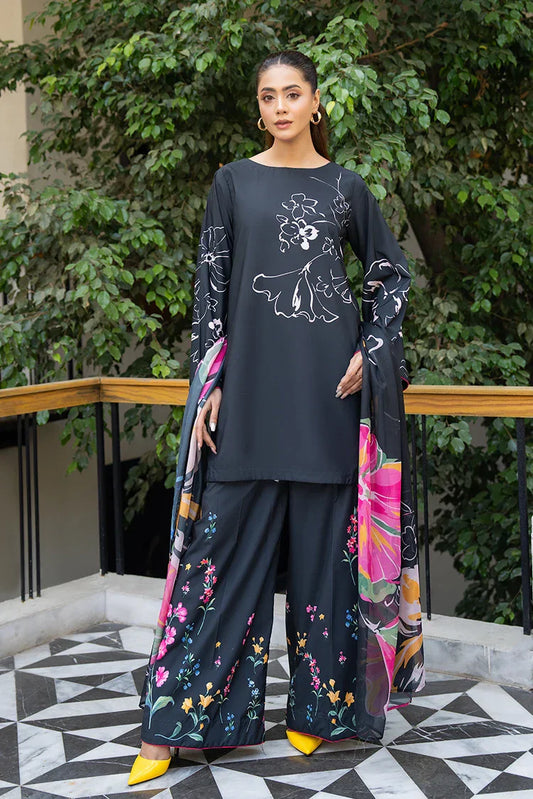 Picture of 3-PC Stitched Printed Suit - Available at Raja Sahib