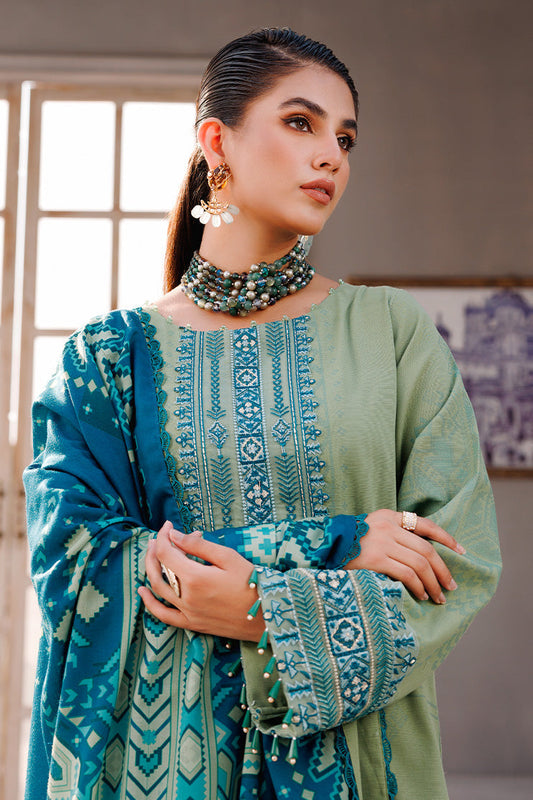 Ellena - 3-PC Unstitched Jacquard Suit