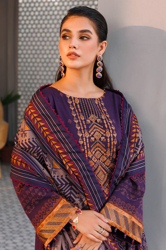 Ellena - 3-PC Unstitched Jacquard Suit