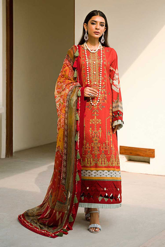 Ellena - 3-PC Unstitched Lawn Suit