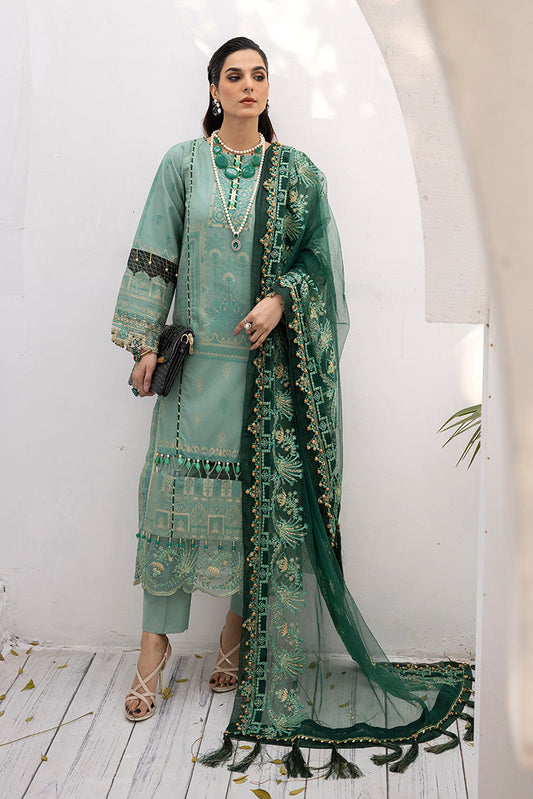 Ellena - 3-PC Unstitched Jacquard Suit