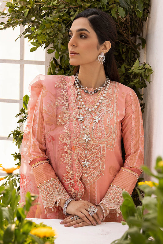 Ellena - 3-PC Unstitched Jacquard Suit
