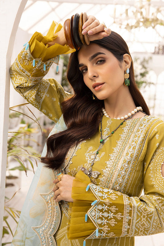 Ellena - 3-PC Unstitched Jacquard Suit
