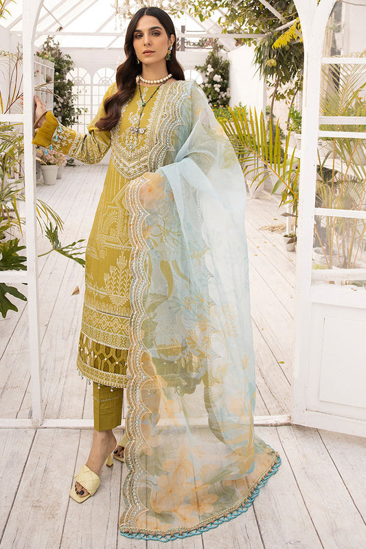 Ellena - 3-PC Unstitched Jacquard Suit