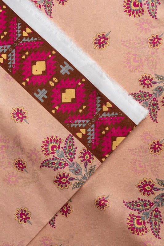 Ellena - 1-PC Unstitched Cambric Lawn Kurti