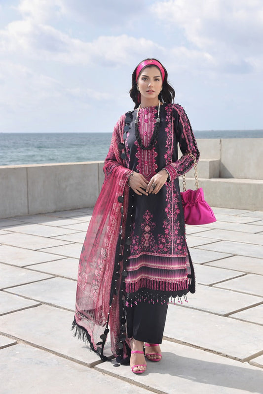 Ellena - 3-PC Unstitched Printed Lawn