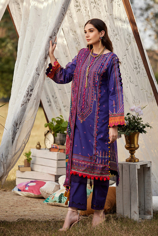 Ellena - 3-PC Unstitched Lawn Suit