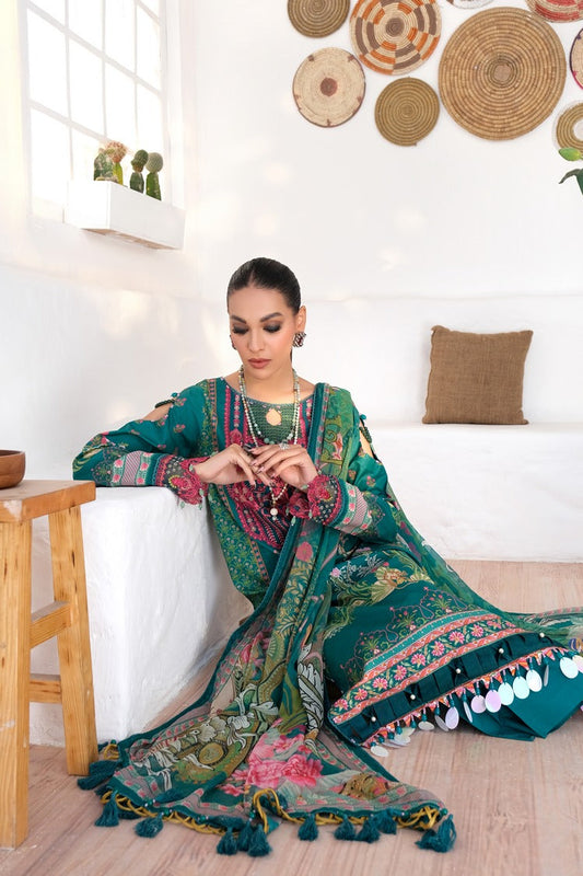 Ellena - 3-PC Unstitched Printed Lawn