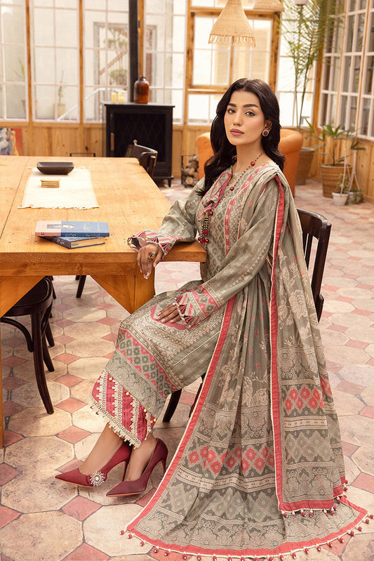 Ellena - 3-PC Unstitched Lawn Suit