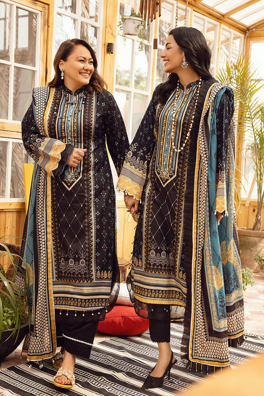 Ellena - 3-PC Unstitched Lawn Suit