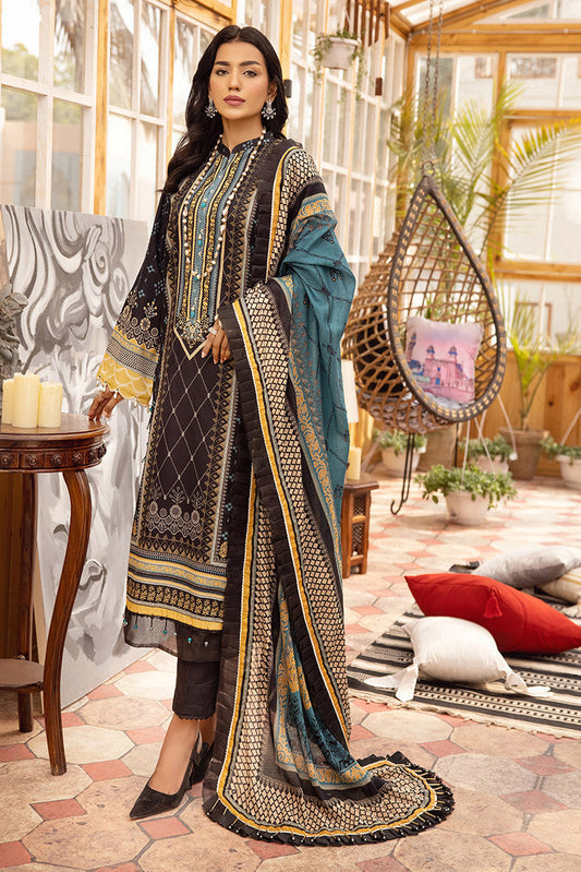 Ellena - 3-PC Unstitched Lawn Suit