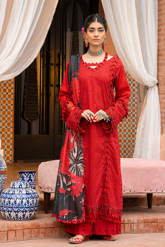 Ellena - 3-PC Unstitched Embroidered Lawn Suit