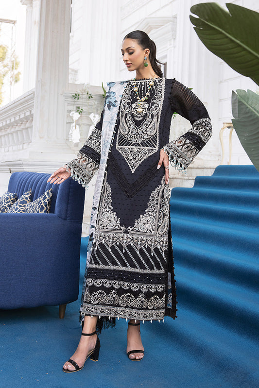 Ellena - 3-PC Unstitched Embroidered Lawn Suit