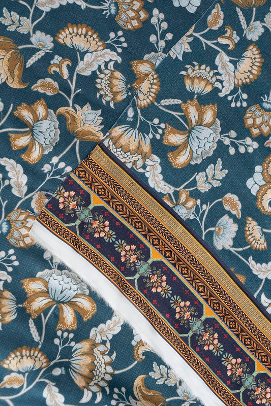 Ellena - 1-PC Unstitched Arabic Lawn Kurti