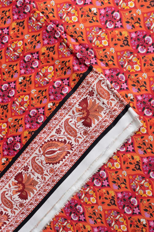 Ellena - 1-PC Unstitched Arabic Lawn Kurti