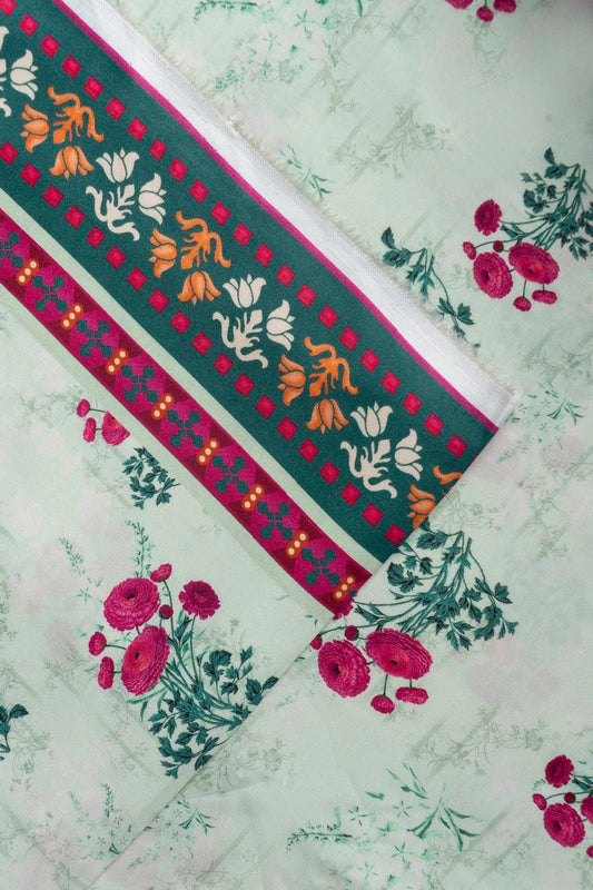 Ellena - 1-PC Unstitched Arabic Lawn Kurti