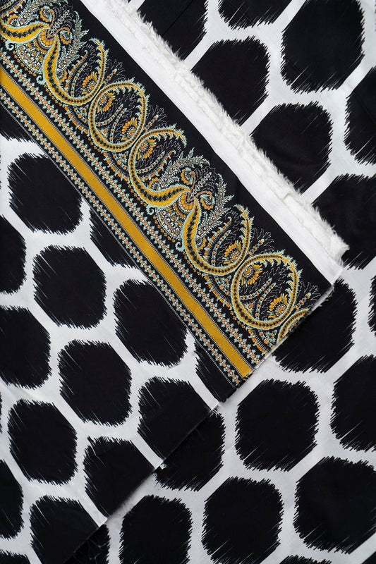 Ellena - 1-PC Unstitched Arabic Lawn Kurti