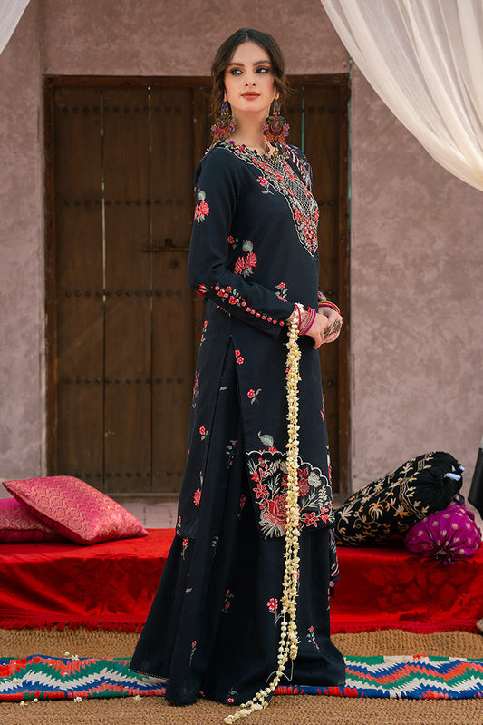 Ellena - 3-PC Unstitched Digital Printed Viscose Suit