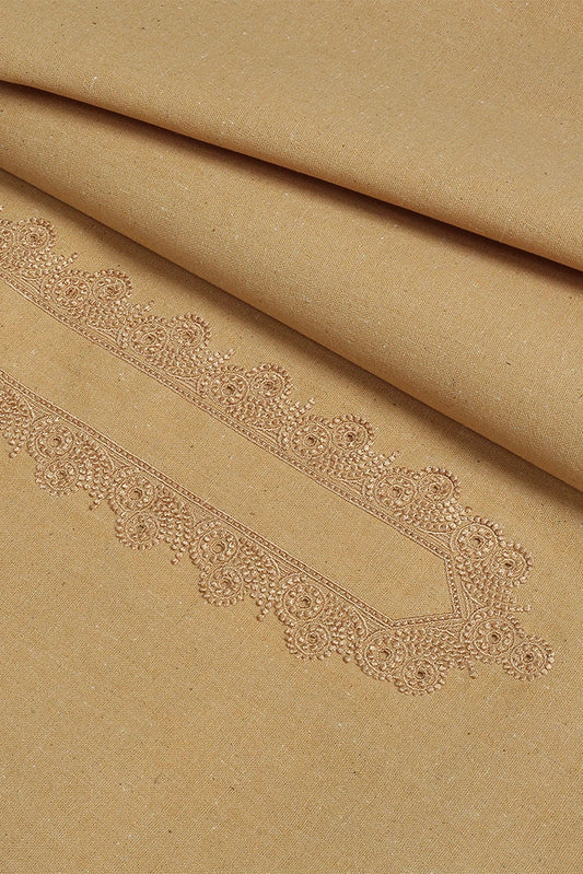 Fabrich - Flax Embroidered Kameez Shalwar - Wasaya Khaddar - FAB-25