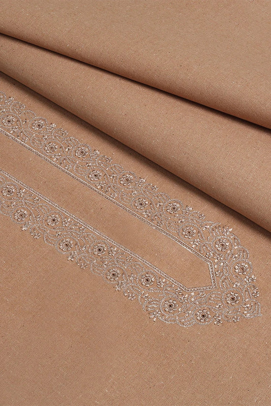 Fabrich - Flax Embroidered Kameez Shalwar - Wasaya Khaddar - FAB-32