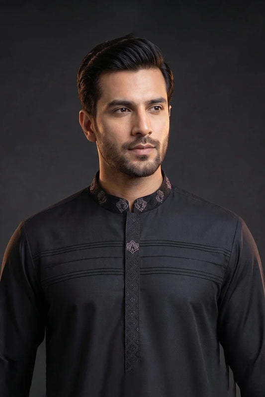 Fabrich - Premium Embroidered Unstitched Suit - FAB-9925