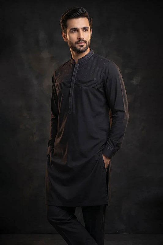 Fabrich - Premium Embroidered Unstitched Suit - FAB-9951