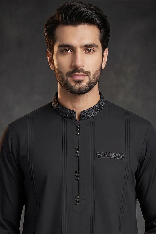 Fabrich - Premium Embroidered Unstitched Suit - FAB-9982