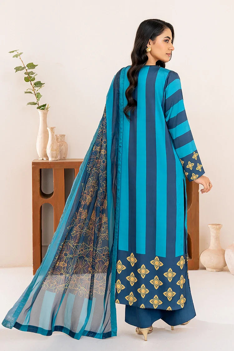 Picture of Stitch Vibes - Velora Collection - Mystic Blue - Available at Raja Sahib