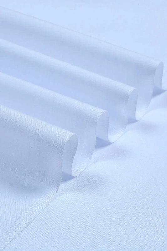 Fabrich - Men's Unstitch Soft Cotton Kameez Shalwar - White