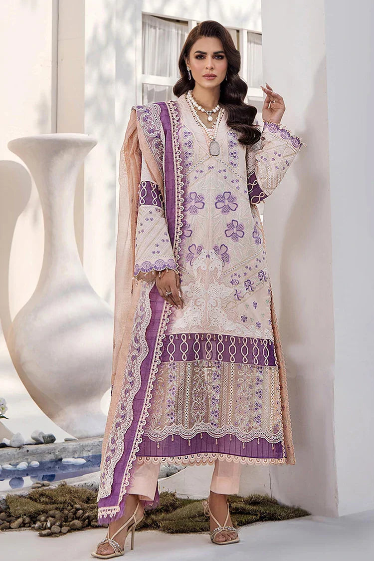 Picture of Tessa - Festive Lawn - Carnelian Blossom - Available at Raja Sahib