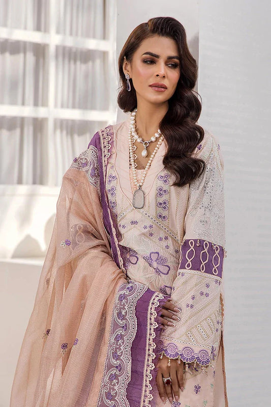 Picture of Tessa - Festive Lawn - Carnelian Blossom - Available at Raja Sahib