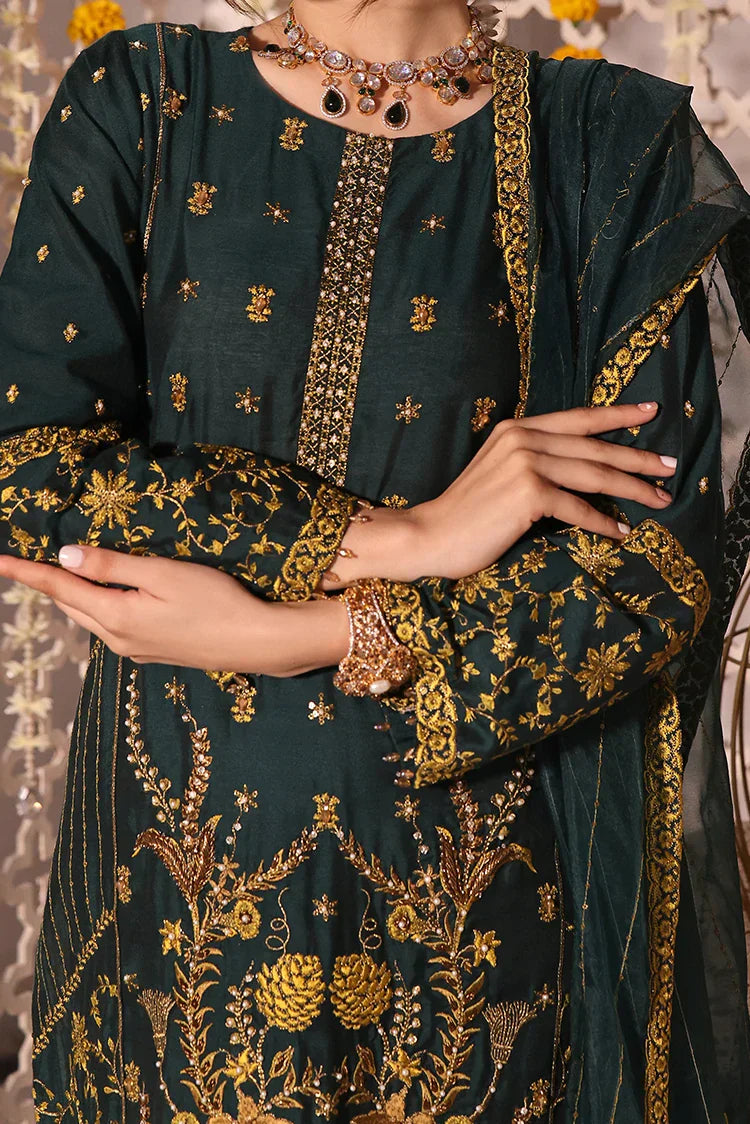 Picture of Tasneem Shamim - Zumra Luxury Festive - Arzu - Cotton Silk - 3-Piece MTO - Available at Raja Sahib
