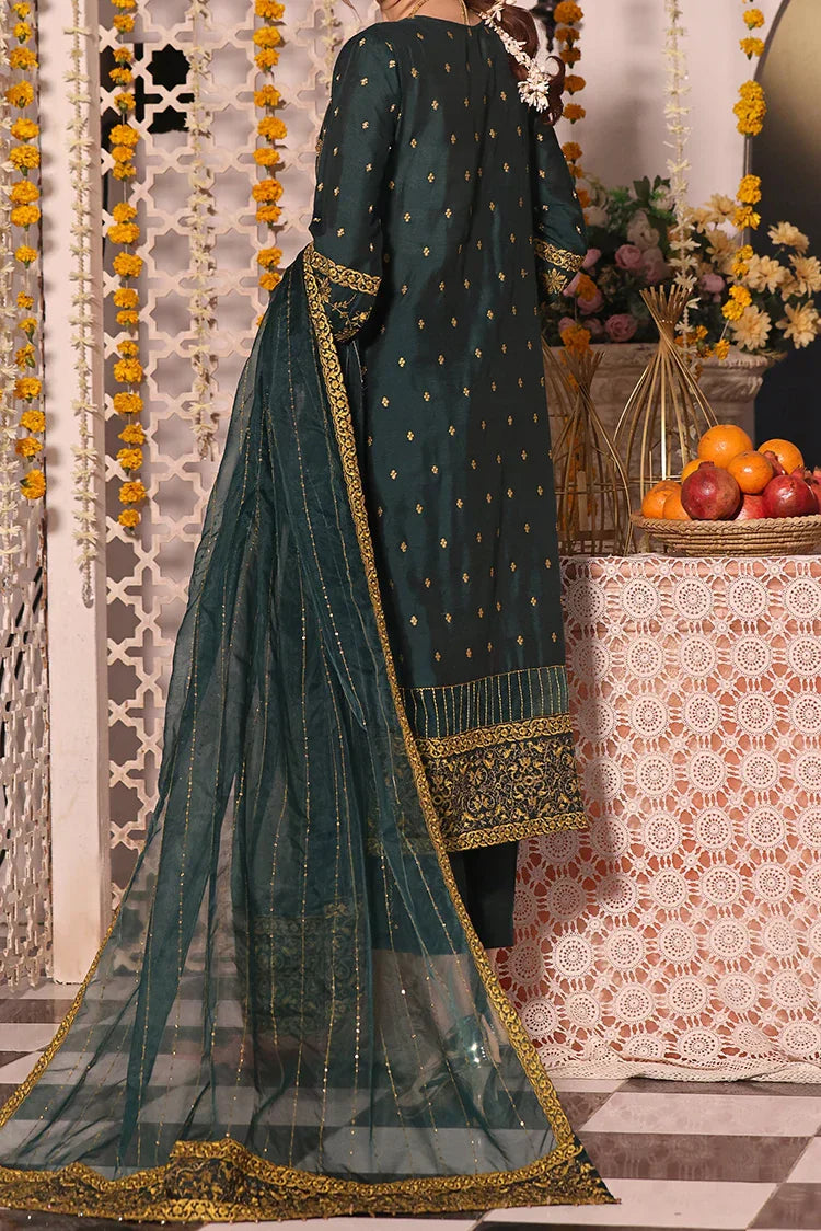 Picture of Tasneem Shamim - Zumra Luxury Festive - Arzu - Cotton Silk - 3-Piece MTO - Available at Raja Sahib