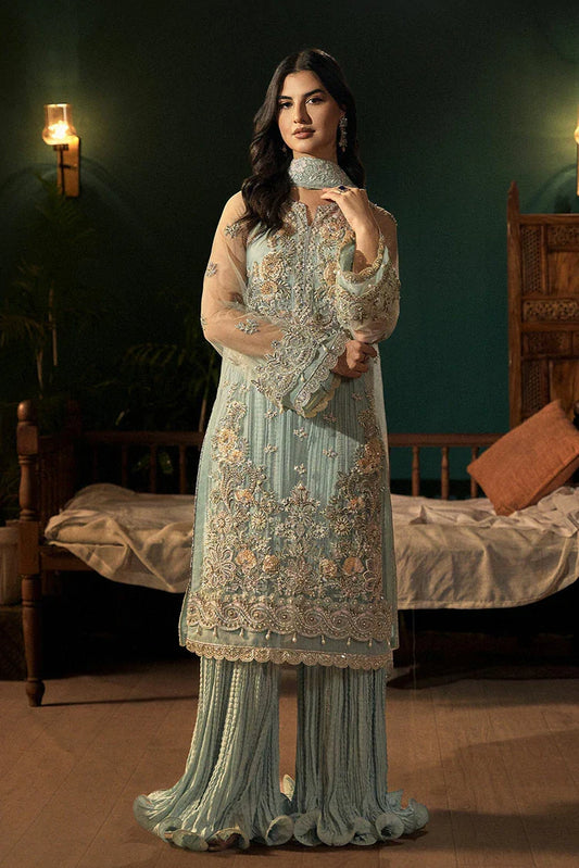 Fabiha Fatima - Mehar o Maah Luxury Festive - Aquamarine