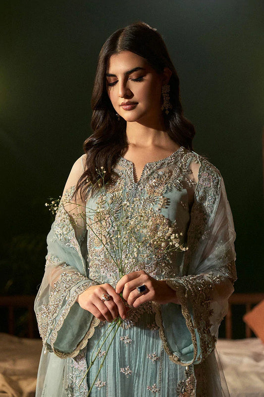 Fabiha Fatima - Mehar o Maah Luxury Festive - Aquamarine