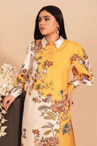 Picture of Fozia Khalid - Basics Print Edit - Celestine - Available at Raja Sahib