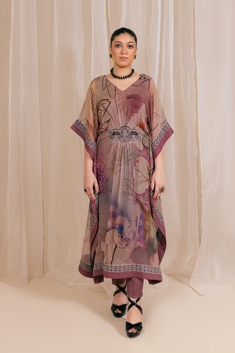 Picture of Fozia Khalid - Kaftaan Casual Pret Collection - Gloria - Available at Raja Sahib