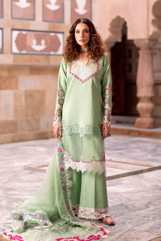 Picture of Fozia Khalid - Kahani Silk Vol IV - Shehnaz - Available at Raja Sahib