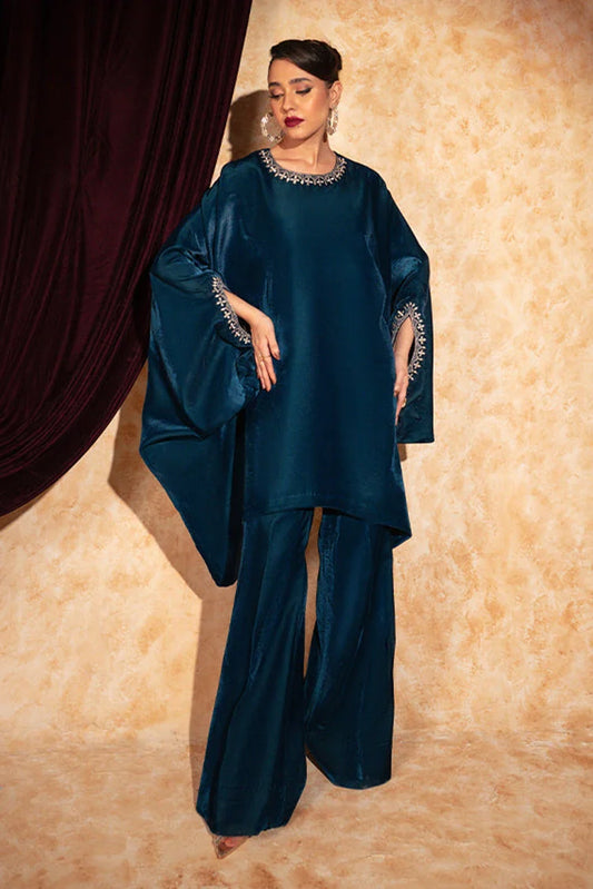 Picture of Fozia Khalid - Velvet Deck - Nina - Available at Raja Sahib