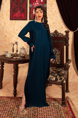 Picture of Fozia Khalid - Velvet Deck - Ariana - Available at Raja Sahib