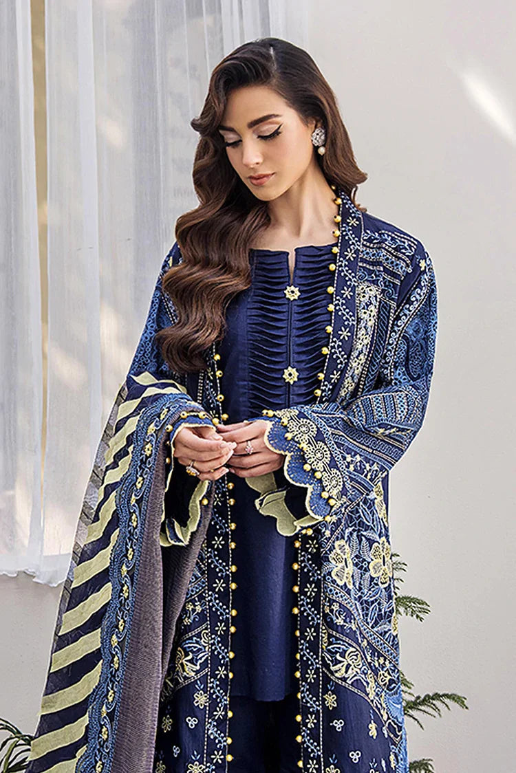 Picture of Tessa - Festive Lawn - Midnight Mirage - Available at Raja Sahib