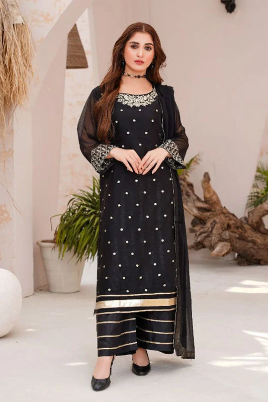 Picture of Damask - 3 PC Formal Pret Collection - Heer - Available at Raja Sahib