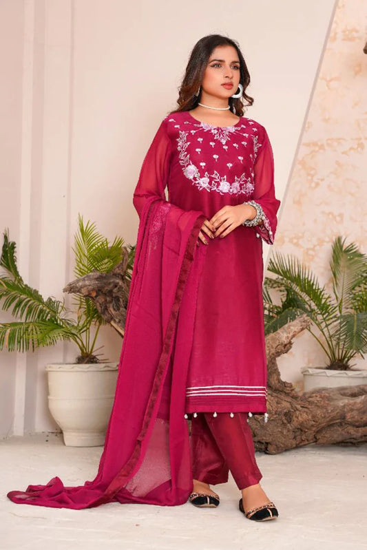 Picture of Damask - 3 PC Formal Pret Collection - Rangeen - Available at Raja Sahib