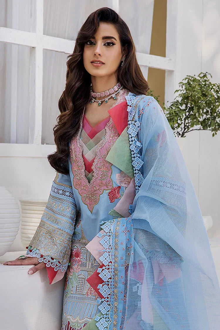 Picture of Tessa - Festive Lawn - Sakura Skyline - Available at Raja Sahib