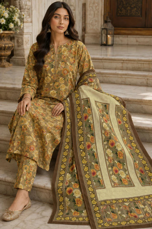 Kleren - Digital Printed Doria Lawn - F-24 - Unstitched