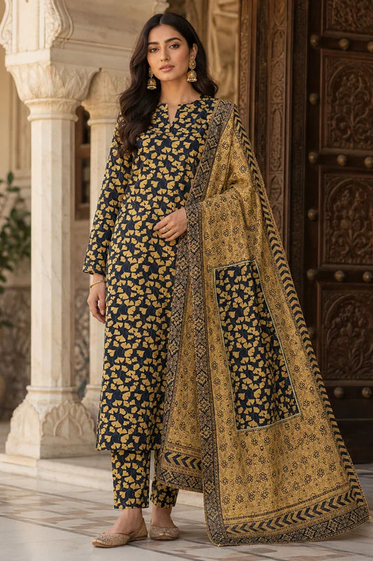 Kleren - Digital Printed Doria Lawn - F-30 - Unstitched