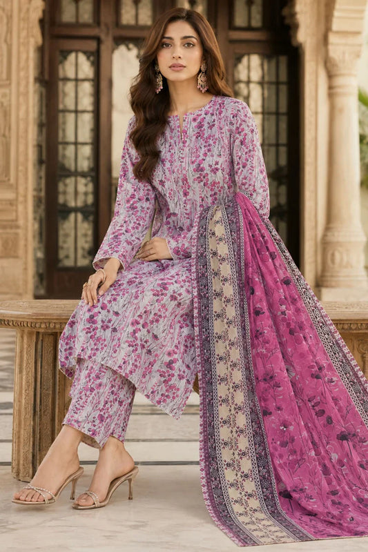 Kleren - Digital Printed Doria Lawn - F-38 - Unstitched