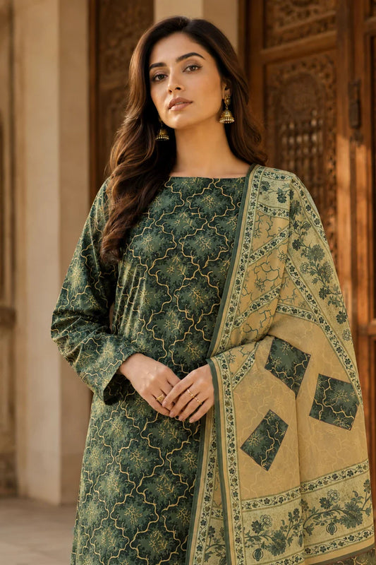 Kleren - Digital Printed Doria Lawn - F-39 - Unstitched